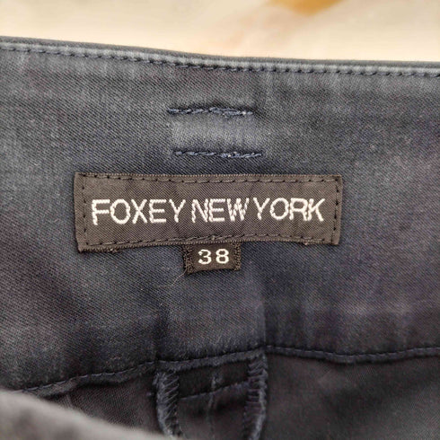 フォクシーニューヨーク FOXEY NEW YORK ストレッチ 2タック ショート パンツ レディース EUR:38