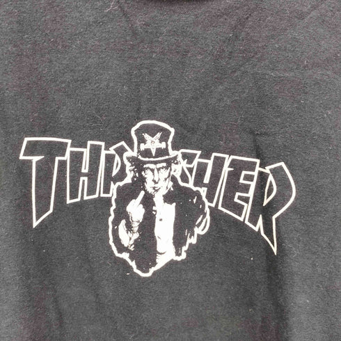 スラッシャー THRASHER uncle sam クルーネックTシャツ メンズ import:L