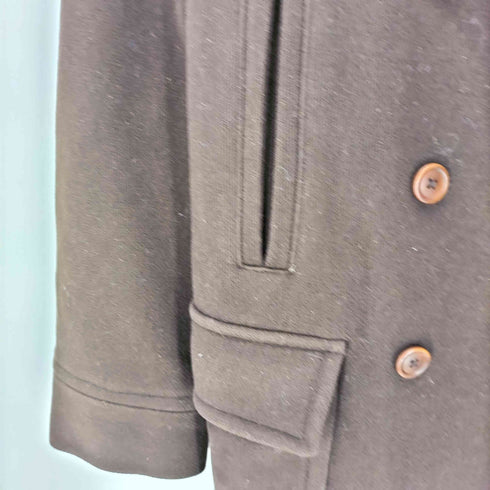 シーピーカンパニー C.P.COMPANY 90S 95AW 赤タグ イタリア製 Romeo Gigli ロメオ・ジリ期 ウッドボタン ウール ナイロン Pコート レディース EUR:42
