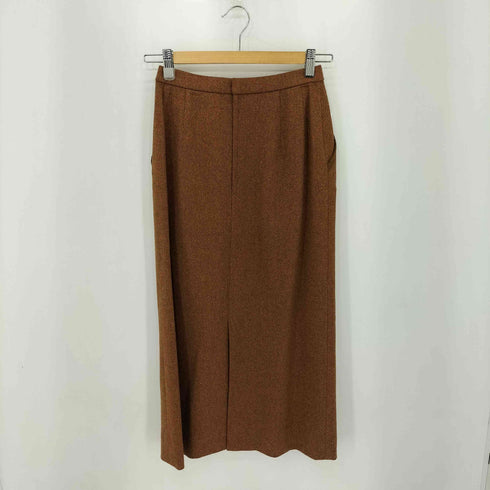 レリアン Leilian カシミヤ混 メルトン ロングタイトスカート レディース 7