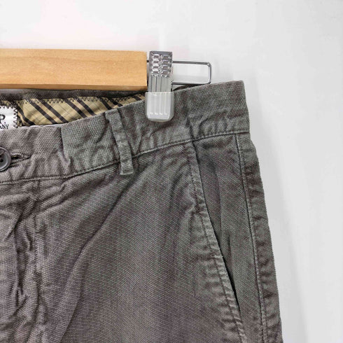 シーピーカンパニー C.P.COMPANY 05AW 裏地ストライプ コットンツイル ストレート パンツ メンズ 46