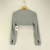 ベルシュカ BERSHKA ショート丈 ノーカラージャケット レディース import:XS