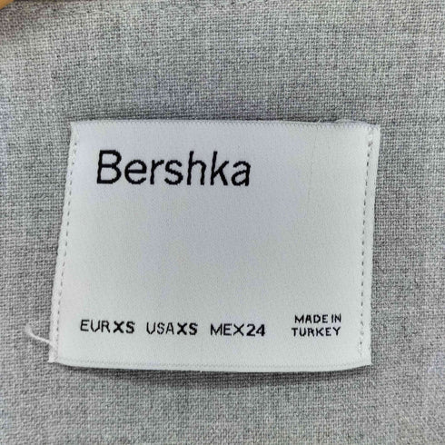 ベルシュカ BERSHKA ショート丈 ノーカラージャケット レディース import:XS