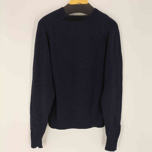 ポロバイラルフローレン Polo by RALPH LAUREN 90S ポニー刺繍Vネックウールニット メンズ LL