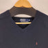 ポロバイラルフローレン Polo by RALPH LAUREN 90S ポニー刺繍Vネックウールニット メンズ LL