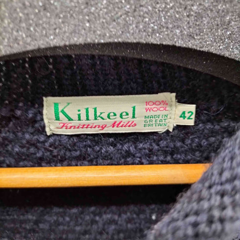 Kilkeel イギリス製 ウール ロールネック ニット メンズ UK:42