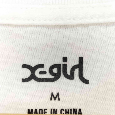 エックスガール X-girl FACE S/S TEE レディース import:M
