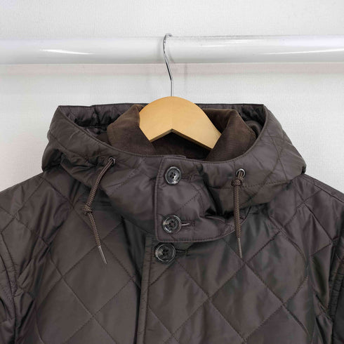 ブルックスブラザーズ BROOKS BROTHERS 襟コーデュロイ フーデッド キルティングコート メンズ import:L