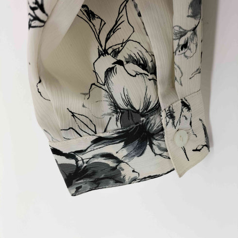 アルフレッドダナー ALFRED DUNNER 総柄オープンカラーL/S シャツ レディース 18