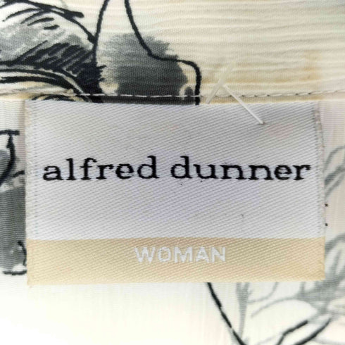 アルフレッドダナー ALFRED DUNNER 総柄オープンカラーL/S シャツ レディース 18