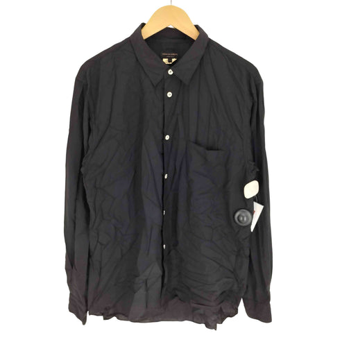 コムデギャルソンオムプリュス COMME des GARCONS HOMME PLUS 25SS エステルスパンブロード薄 製品染加工シャツ メンズ import:L