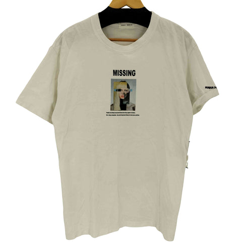 HUMAN COMPLEX フロントプリントクルーネックS/S Tシャツ メンズ