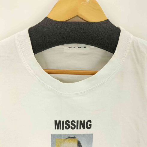 HUMAN COMPLEX フロントプリントクルーネックS/S Tシャツ メンズ