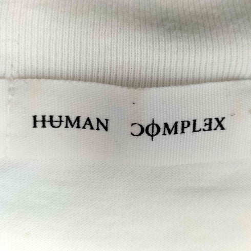 HUMAN COMPLEX フロントプリントクルーネックS/S Tシャツ メンズ