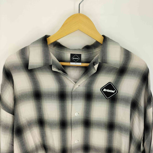 ブリストル Bristol 24SS BIG LOGO L/S BAGGY SHIRT ビック ロゴ L/S バギー シャツ メンズ import:S