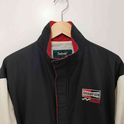 ダンブルック Dunbrooke ロゴ刺繍 比翼 スタンドカラー ブルゾンジャケット メンズ