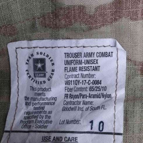 ユーエスアーミー U.S. ARMY Combat Trousers メンズ SMALL-SHORT