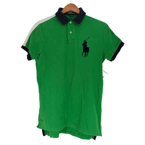 ポロバイラルフローレン Polo by RALPH LAUREN CUSTOM FIT ビッグポニー刺繍 マルチカラーポロシャツ メンズ import:S