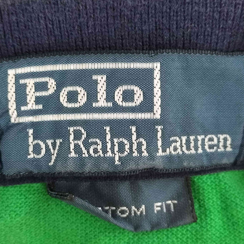 ポロバイラルフローレン Polo by RALPH LAUREN CUSTOM FIT ビッグポニー刺繍 マルチカラーポロシャツ メンズ import:S