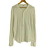 アルマーニコレツィオーニ ARMANI COLLEZIONI 比翼ボタン L/S ノーカラーシャツ メンズ import:L