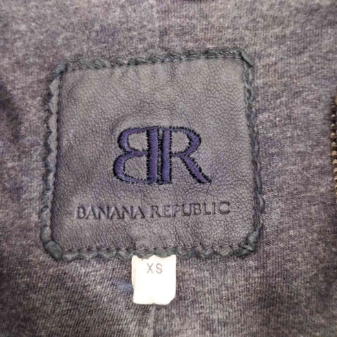 バナナリパブリック BANANA REPUBLIC A-2型 レザージップブルゾン レディース XS