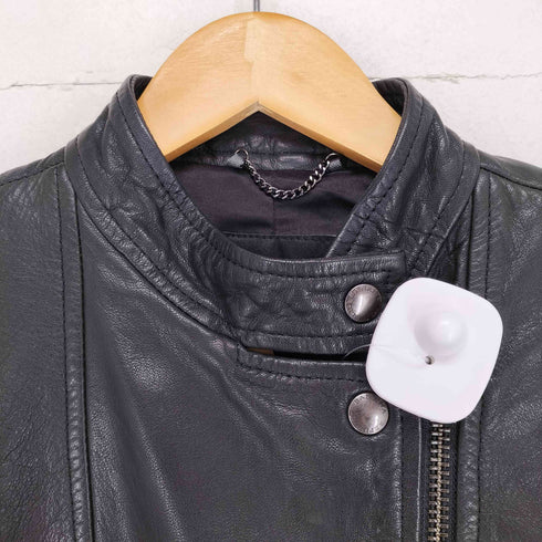 バナナリパブリック BANANA REPUBLIC レザーダブルライダースジャケット レディース XS