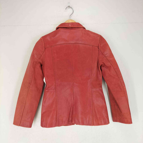 バナナリパブリック BANANA REPUBLIC レザーシングルライダースジャケット レディース XS