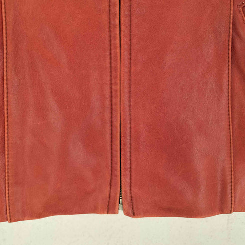 バナナリパブリック BANANA REPUBLIC レザーシングルライダースジャケット レディース XS
