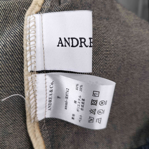 ANDREA & Co. ベルト付デニムセットアップ レディース FREE