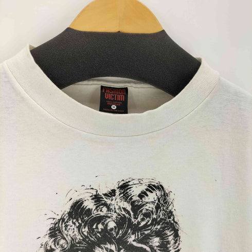 FASHION VICTIM 90S MADE IN USA フロントプリントクルーネックS/S Tシャツ メンズ import:M