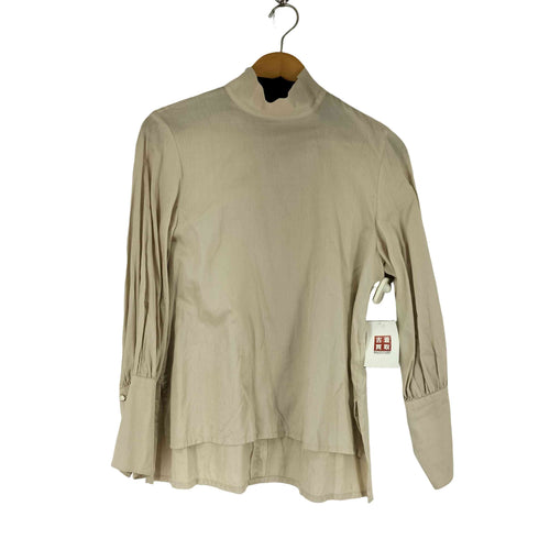 フーフー FOUFOU high neck dress shirts レディース