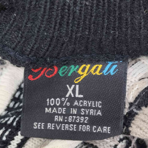 BERGATI 3D編み クルーネックニット メンズ JPN:XL