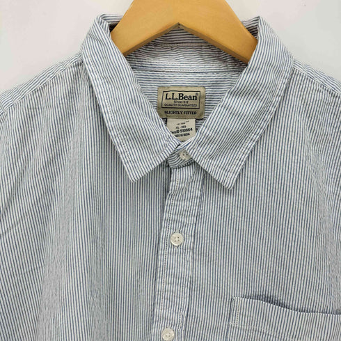 エルエルビーン L.L.Bean オーガニック・コットン・シアサッカー・シャツ メンズ XL-REG