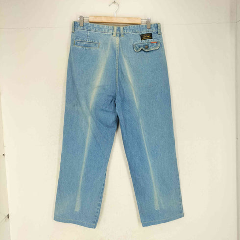 LAXTON 2タックデニムスラックス メンズ