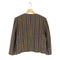 FLASH INSIEME 総柄ウールジャケット MADE IN JAPAN レディース 36
