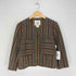 FLASH INSIEME 総柄ウールジャケット MADE IN JAPAN レディース 36