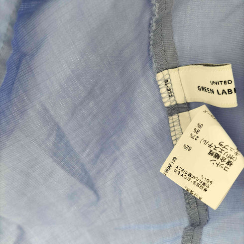 ユナイテッドアローズグリーンレーベルリラクシング UNITED ARROWS green label relaxing ペプラム&ボリュームスリーブ ブラウス レディース
