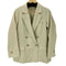 ユナイテッドアローズグリーンレーベルリラクシング UNITED ARROWS green label relaxing リネンレーヨン サイド スリット ジャケット レディース JPN:36