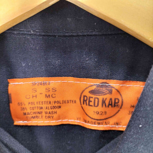 レッドキャップ RED KAP Wisconsin Hod Rod Radio ホットロッド スカル 半袖 ワークシャツ メンズ import:S