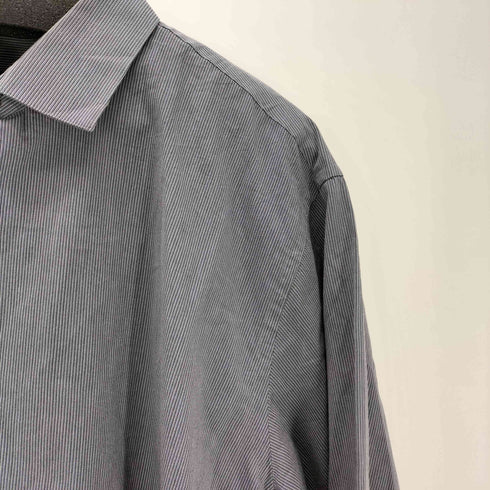 ヴァンヒューゼン VAN HEUSEN ストライプ 長袖 シャツ メンズ 17 1/2