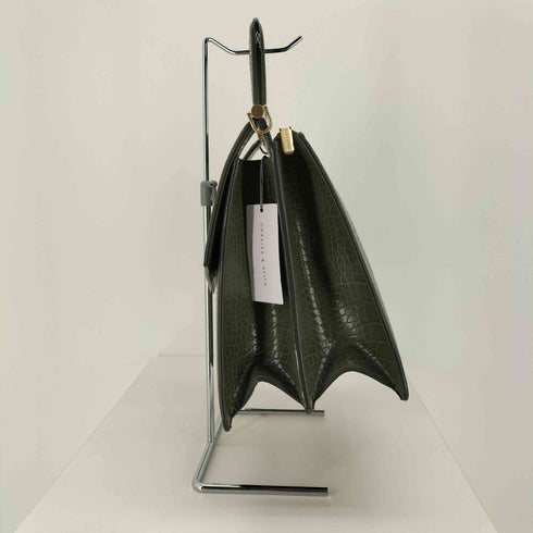チャールズアンドキース CHARLES&KEITH CROC-EFFECT ENVELOPE BAG クロック エフェクト エンベロープ バッグ レディース