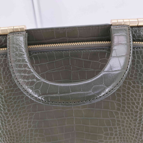 チャールズアンドキース CHARLES&KEITH CROC-EFFECT ENVELOPE BAG クロック エフェクト エンベロープ バッグ レディース