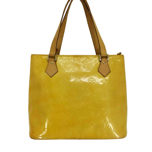 ルイヴィトン LOUIS VUITTON ヴェルニ ヒューストン トートバッグ ハンドバッグ レディース