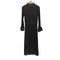 エンポリオアルマーニ EMPORIO ARMANI 22AW ロングドレス デボレベルベット製 プリーツスカート アニマルプリント レディース EUR:38