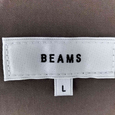 ビームス BEAMS プリント ピンタック スラックス メンズ JPN:L