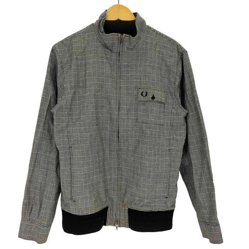 フレッドペリー FRED PERRY グレンチェック ハリントンジャケット メンズ O