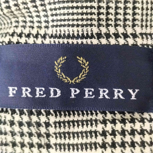 フレッドペリー FRED PERRY グレンチェック ハリントンジャケット メンズ O
