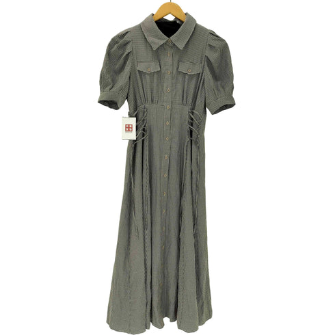 マジェスティックレゴン MAJESTIC LEGON サイドレースアップシャツワンピース レディース JPN:L