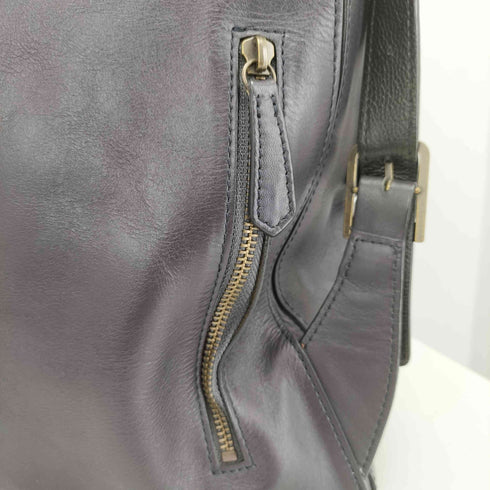 マザーハウス MOTHERHOUSE レザーショルダーバッグ yozora L メンズ