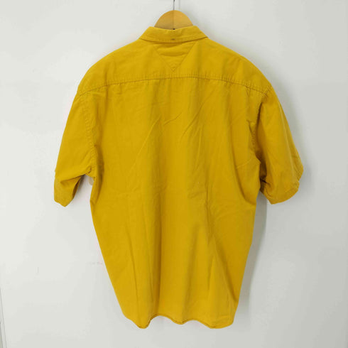 トミーヒルフィガー TOMMY HILFIGER 刺繍ロゴ ボタンダウン 半袖シャツ メンズ import:XL